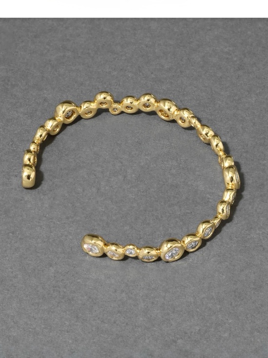 NEW Alexis Bittar Gold Skinny Cuff Bracelet Asterales AP10 - Picture 3 of 6